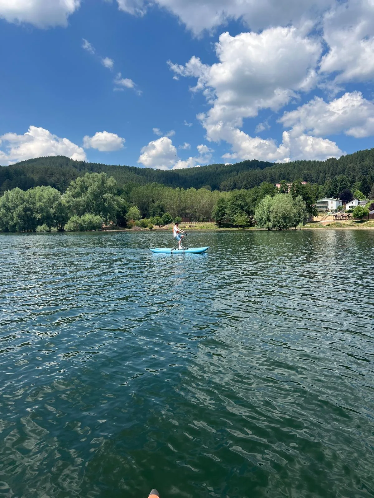 Water bike sul Lago Arvo a Lorica